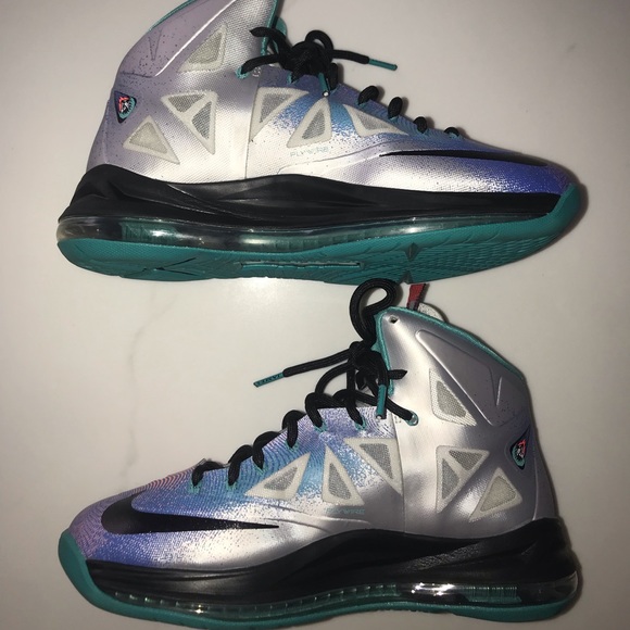 Nike Lebron 10 Pure Platinum Size 8 - Picture 5 of 8